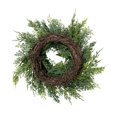 thumbnail image 5 of Holiday Time Couronne woodland de 30,5 cm, Vert, PE, 5 of 5