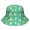 Hen and Egg Green Pattern, variant on Rooster and Hen Orange Pattern Bucket Hat, Travel Foldable Hat with Wide Brim & Breathable Fabric, Foldable Design Gifts for Unisex Men Women