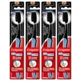 thumbnail image 1 of Colgate Slimsoft Floss-Tip Charcoal Toothbrush, Soft (4 Count), 1 of 6