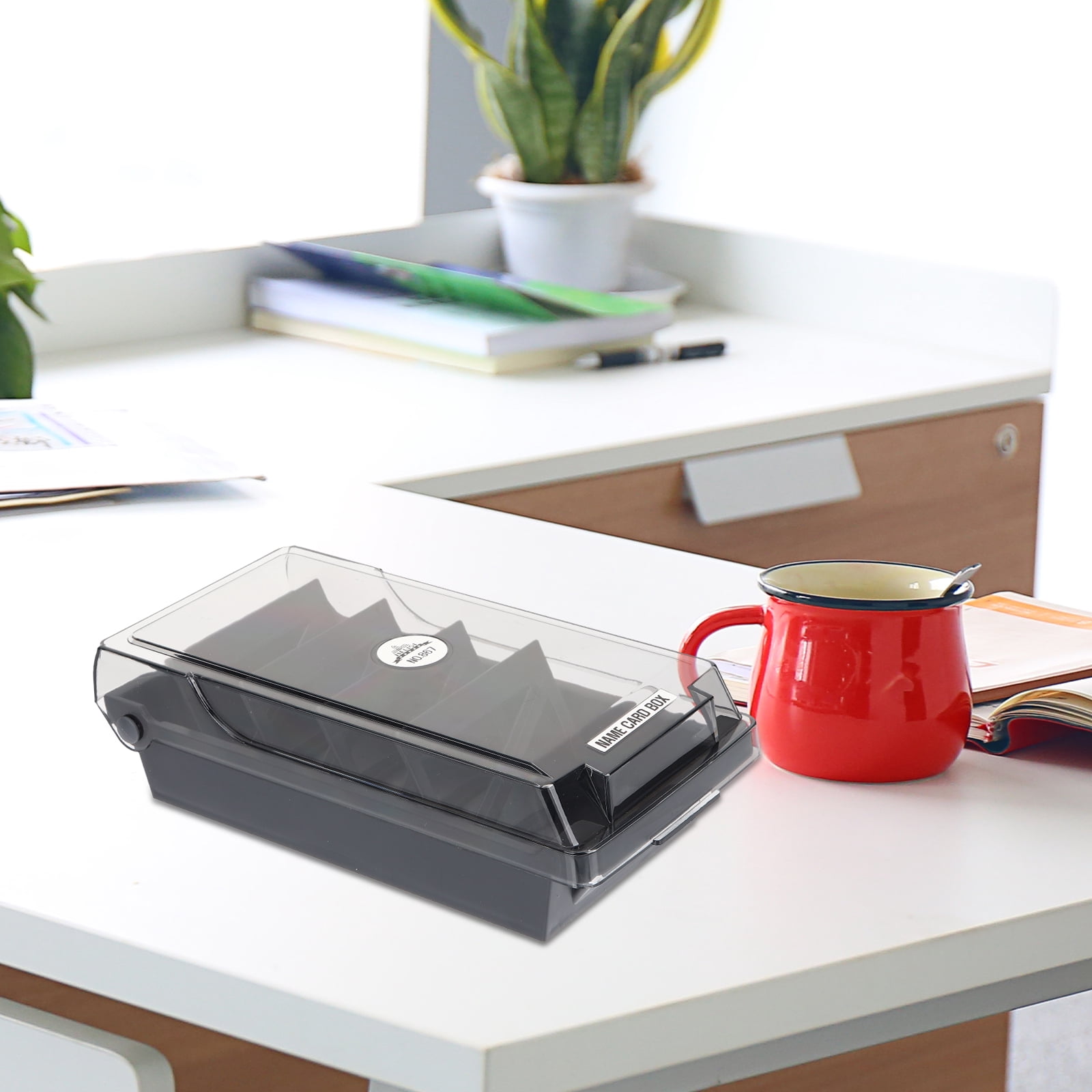 LOLIPPYY Flash Card Organizer 2Pcs Smooth Edges and Tightly Closed Lid