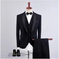 thumbnail image 5 of Traje ajustado para hombre, 3 piezas, chaqueta, chaleco, pantalones, esmoquin de boda para hombre, traje formal para boda, padrinos de boda, baile de graduación, cena, trajes de negocios, 5 of 5