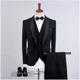 thumbnail image 5 of Traje ajustado para hombre, 3 piezas, chaqueta, chaleco, pantalones, esmoquin de boda para hombre, traje formal para boda, padrinos de boda, baile de graduación, cena, trajes de negocios, 5 of 5