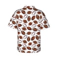 thumbnail image 3 of Goofa Football Hawaiian Shirt for Men, Unisex Summer Beach Casual Short Sleeve Button Down Shirts,Aloha Tropical Floral print shirt-Medium, 3 of 9