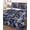Dark Blue White, variant on Twin Quilt Bedding Set, Elephant Forest Reversible Summer Quilt 3 Pieces, Farmhouse Retro Tropical Trees Animals Lightweight Bedspreads Coverlets with 2 Pillow Shams for All Seasons
