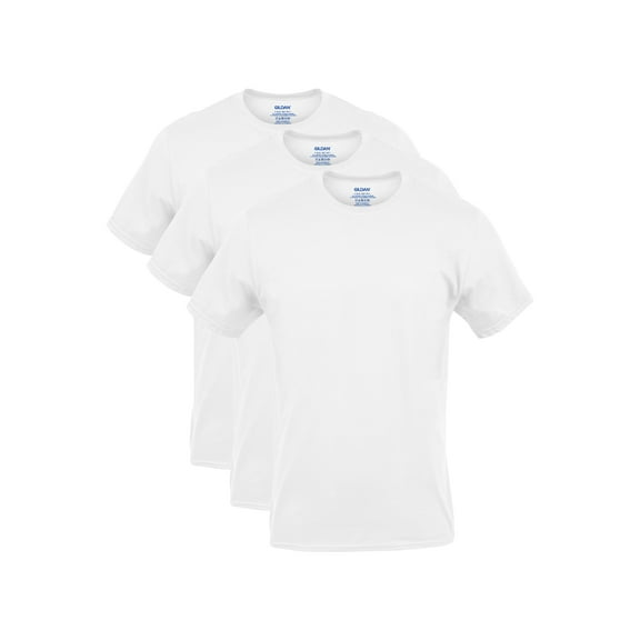 Gildan Men's Cotton Stretch Crew Neck Short Sleeve Tee, 3-Pack, Sizes S-2XL