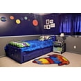 thumbnail image 2 of Tapis amusant pour enfant Fusée multicolore nylon, 2 of 2