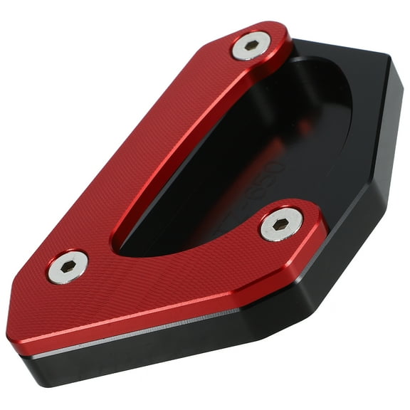 DINHEAROM Motorcycle Side Stand Plate Kickstand Plate Aluminum 1Pack