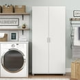 thumbnail image 2 of Systembuild Evolution Lory 36" Utility Storage Cabinet, White, 2 of 9