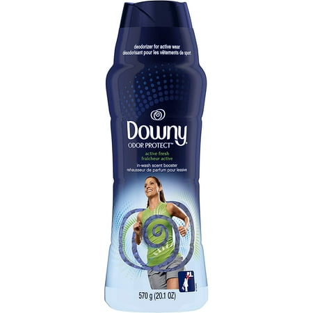 Downy Odor Protect in-Wash Scent Booster Beads, Active Fresh, 20.1 Ounce (Packaging May Vary) | 1 Pack