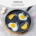 thumbnail image 4 of 1 Pce Poêle Antiadhésive pour Oeufs au Plat Poêle à Frire Poêle à Oeufs Divisée Poêle à Gaufres Poêle Polyvalente, 4 of 9