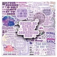 thumbnail image 1 of 50 pegatinas con una inspiradora cita motivacional morada, 1 of 2