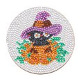 thumbnail image 1 of Cuadros Decorativos Bricolaje posavasos de diamante arte hecho a mano taza de bebida de Halloween cojín (AA1081-4) Likrtyny embutido en tela, 1 of 4