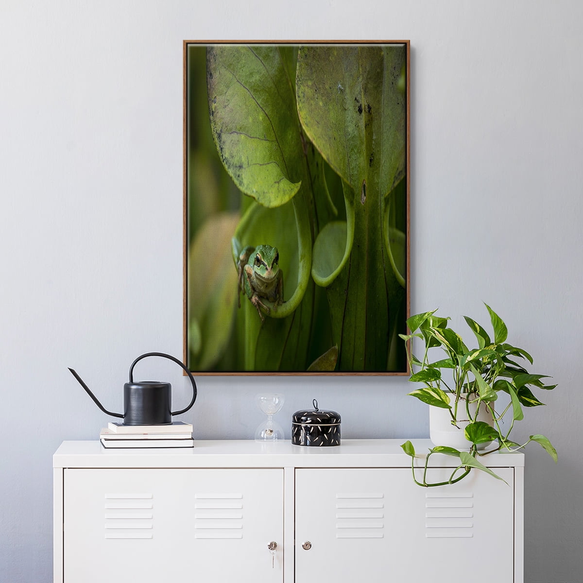 Arboreal Refuge Framed Premium Gallery Wrapped Canvas - Ready to Hang