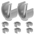 thumbnail image 4 of 8PCS Walking Sticks Buckle Crutch Accessories C-Shape Latch Pin Non-Slip Crutch Tips Walking Canes Latch Pin Trekking Poles Replacement Parts, 4 of 4