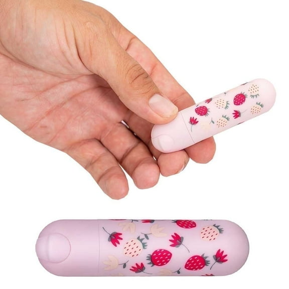 Bari Super Charged Mini Bullet W/ Strawberry Pattern