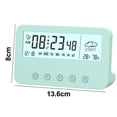 thumbnail image 2 of Reloj despertador electrónico LED, reloj sencillo para estudiantes y niños, reloj de mesita de noche., 2 of 5