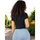 thumbnail image 3 of Player Mujer Texturizada Casual Stretch Blusa Dama Top, 3 of 5