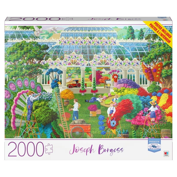 Spin Master Games 2000 Piece Jigsaw Puzzle By Joseph Burgess Conservatory Walmart Com Walmart Com