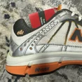 thumbnail image 4 of Vintage New Balance NB Mens 644 White/Orange Dad Shoes Sneakers 12 Made In USA, 4 of 6