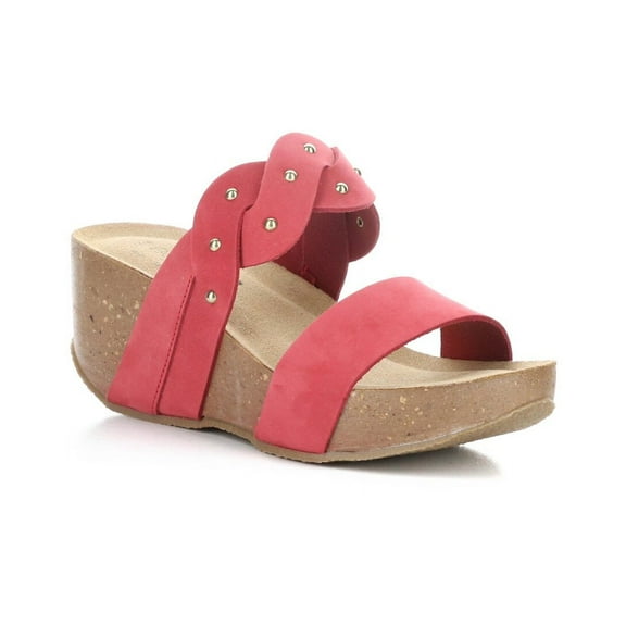 Bos. & Co. Larino Suede Wedge Sandal, 40