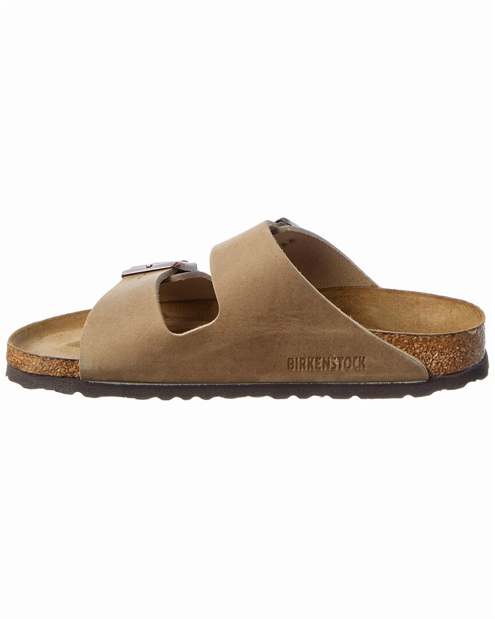 Birkenstock Women's Arizona Soft Footbed Oiled Nubuck Leather Narrow Sandal, 35