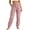 Pink, variant on Purcolt Womens Corduroy Jogger Pants Casual Drawstring Elastic Waist Cargo Pants Comfort Loose Fit Athletic Pants with Ribbed Elastic Cuffs for Hiking Running Travel