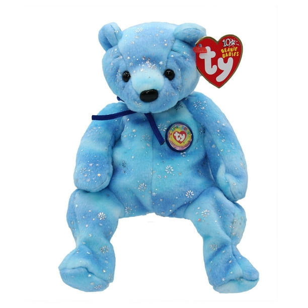 Ty Beanie Baby: Clubby 6 the Blue Bear BBOC | Stuffed Animal | MWMT ...