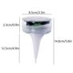 thumbnail image 3 of Solar Submersible Lights Outdoor Waterproof Garden Ground Spikes Timed Telecontrol Rotary Pool Lights Decorative Color Lights, 3 of 9