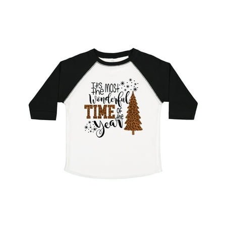 

Inktastic Christmas It s the Most Wonderful Time of the Year Cheetah Gift Toddler Boy or Toddler Girl T-Shirt