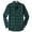 E1-Green Plaid, variant on Demotime Men's Flannel Plaid Casual Button Down Shirt S Red Plaid