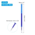 thumbnail image 2 of Uxcell Erasable Gel Pen Refills, 12 Pcs Gel Ink Pens Refills Press Click Pen Fine Point 0.5mm, Blue, 2 of 6