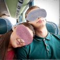 thumbnail image 5 of Pack of 5 sleeping masks, sleeping mask rabbit plush eye mask shading blindfold, sleeping mask with adjustable elastic band for women and men, 5 of 5