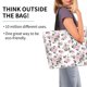 thumbnail image 2 of Disketp Rose Flowers Bolsa Tote Estampada para Mujer, Bolso de Hombro y de Mano para Compras y Viajes, 2 of 8