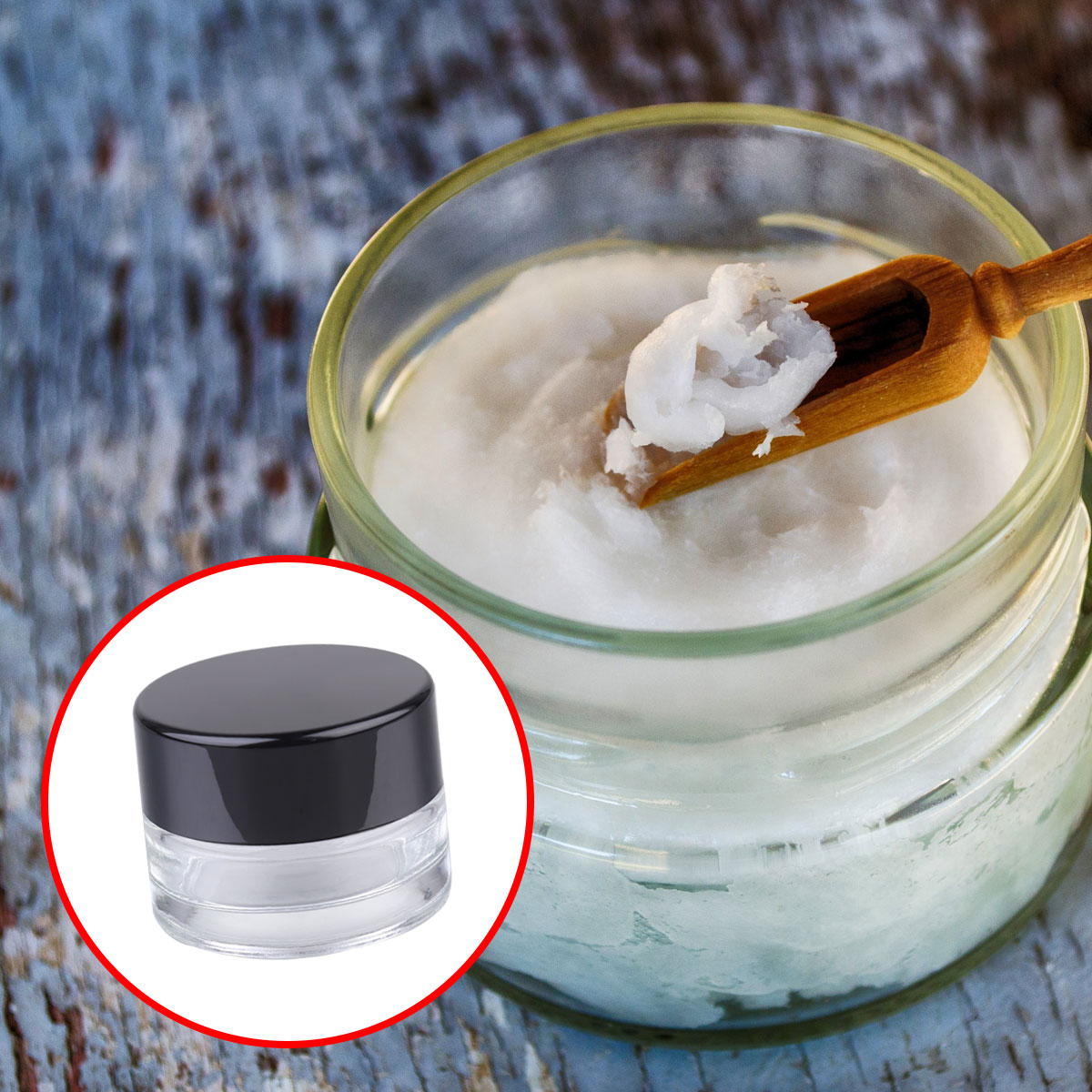 ROMANSENTIAL Small Sample Jars Glass Transparent 20Pcs