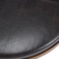 thumbnail image 4 of Christopher Knight Home Industrial 36" Round Cocktail Ottoman, Button Tufted PU Upholstered Coffee Table, Black, 4 of 12