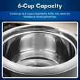 thumbnail image 5 of Elite Cuisine ERC506 6-cup Rice Cooker with 304 Stainless-Steel Inner Pot, 5 of 5