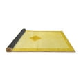 thumbnail image 2 of Ahgly Company Indoor Rectangle Solid Yellow Modern Area Rugs, 3' x 5', 2 of 4