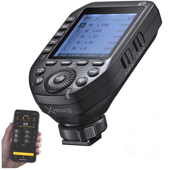 Godox XProII XProII-S XProIIS Flash Trigger forSony TTL Wireless Transmitter 2.4G HSS 1/8000S Bluetooth Connection, New Hotshoe Locking Large Screen Trigger forSony Cameras (XPro Xpro-S Upgraded)