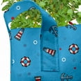 thumbnail image 2 of Lighthouse Grow Bags 5-Pack, Polka Dots Marine, Heavyduty Fabric Pots with Handles for Plants, 2 Sizes, Blue Red White, by Ambesonne, 2 of 3