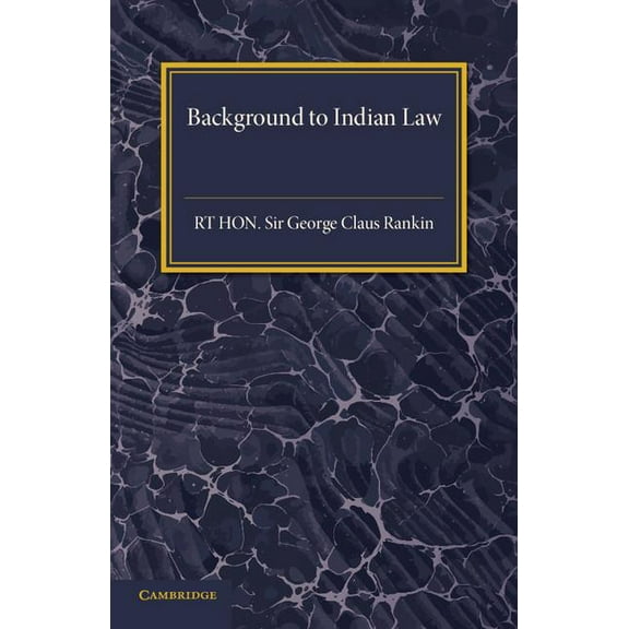 Background to Indian Law, (Paperback)