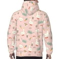 thumbnail image 7 of Naloa Chicken And Goose Men's Casual Hooded Collar Drawstring Hoodies Pullover Sweatshirts Casual Long Sleeve Shirts-3X-Large, 7 of 7