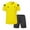 Yellow, variant on Soccer Referee Jersey & Shorts Set - Men's Professional Football Referee Uniform, Breathable Referee Shirt & Shorts, Match Referee Kit Outfit Tracksuits