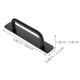 thumbnail image 2 of GAXIRE 2Ud Autoadhesivos Negros Para Puertas Y Gabinetes Con Adhesivo Fuerte Y Duradero, 2 of 8