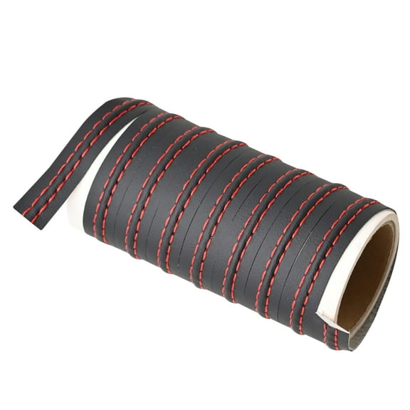 HOMEMAXS  Door Trim Molding Flexible Strip for Car Interior Decoration Black