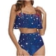 thumbnail image 1 of Traje de baño para mujer, conjunto de traje de baño con volantes para mujer, trajes de baño para mujer, conjuntos de bikini para mujer, trajes de baño de bikini para mujer, 1 of 5