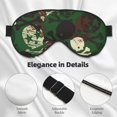 thumbnail image 2 of Rocae Camouflage Skull for Mask for Women Men, Luxury Eye Cover Eye Shade with Adjustable Strap for Travel, Nap, Meditation, 2 of 7