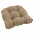 thumbnail image 2 of 19-inch U-Shaped Micro Suede Tufted Dining Chair Cushion, 2 of 3