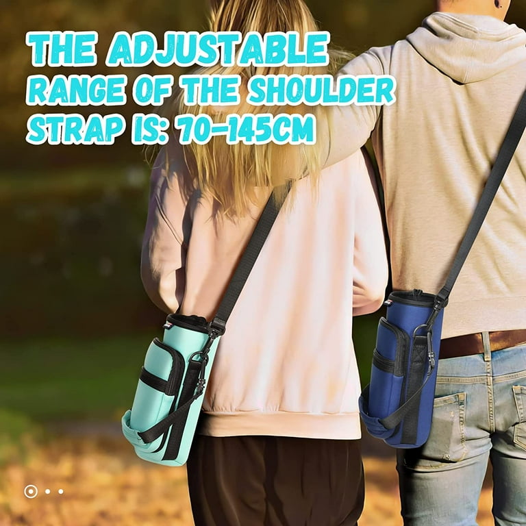 Backpack shoulder strap water bottle holder sale
