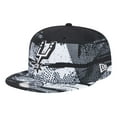 thumbnail image 3 of New Era Black San Antonio Spurs Tip-Off 9FIFTY Snapback Hat, 3 of 6