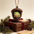thumbnail image 4 of 3D Frog Acorn Ornament, Woodland Christmas Decor with Realistic Animal Figure, Resin Hanging Ornament for Christmas Tree, Home, Party Decor 2026 New, 4 of 5
